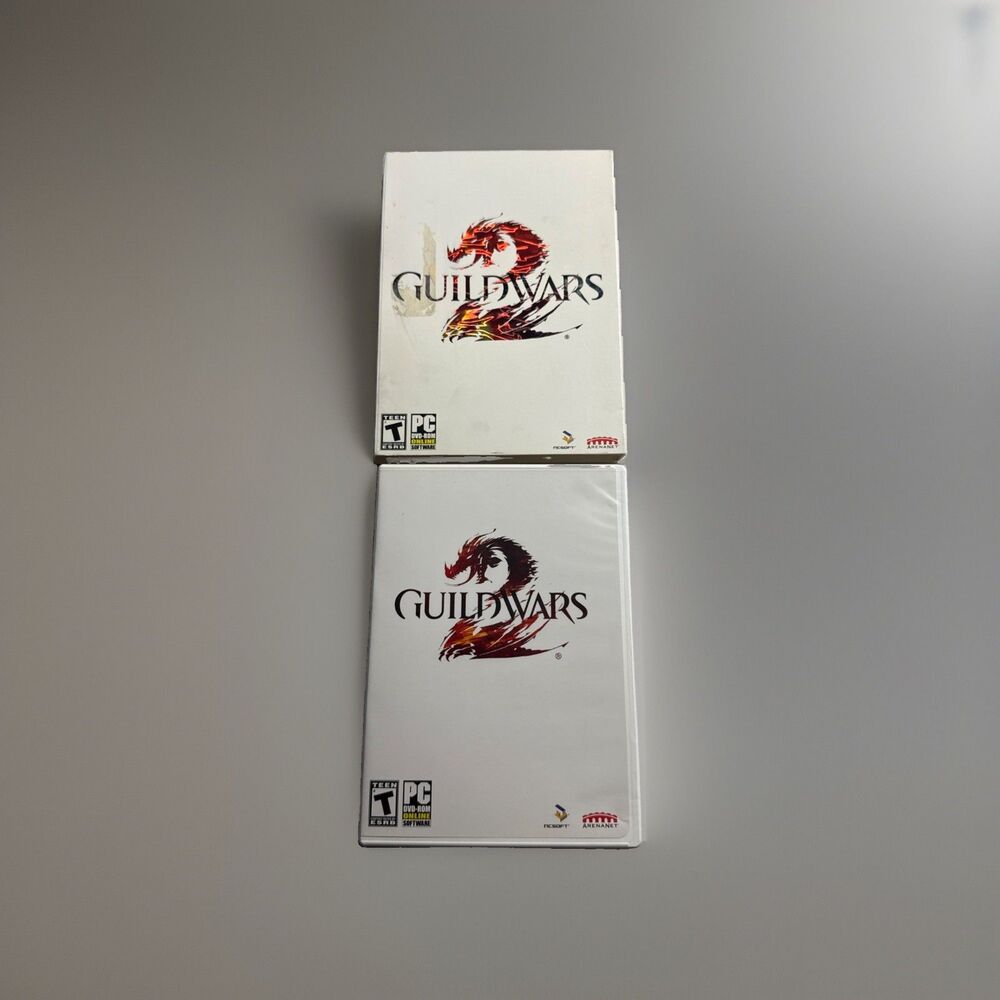 Guild Wars 2 PC Game Complete In Box CIB Disc Manual Slipcover Mint